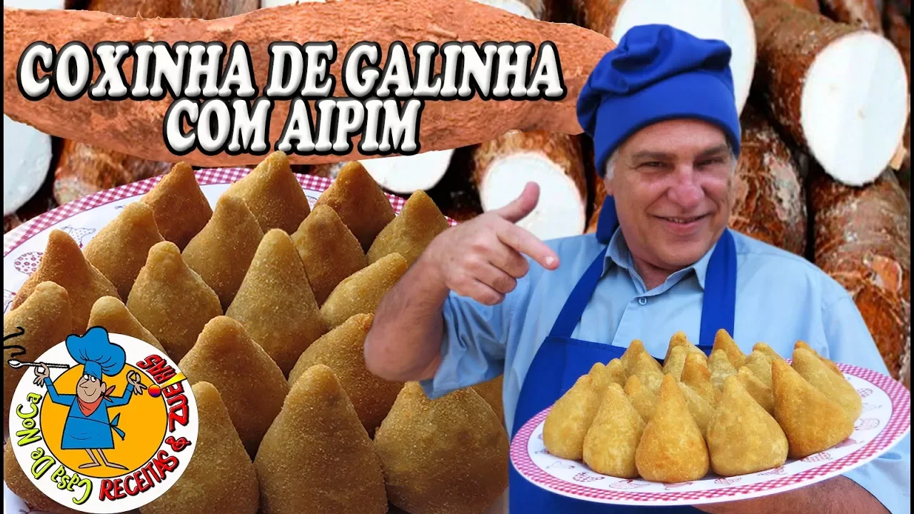 COXINHA DE MANDIOCA A MAIS SABOROSA DE TODAS