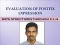 Evaluation of Postfix Expression Lecture