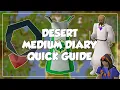 Desert Medium Diary Quick Guide - Old School