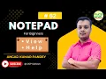 View Help Notepad Tutorials For Beginners by