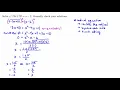 MTH 65 7 4 v3 Solve a Radical Equation with an Extraneous Solution