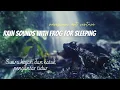 Suara hujan dan katak pengantar tidur [Rain sounds with frog for sleeping]