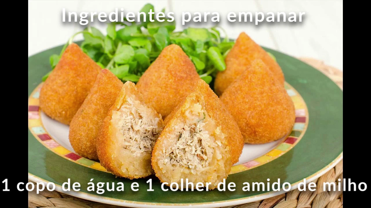 RECEITA DE COXINHA SIMPLES