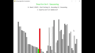 Sorting Algorithm Visualizer Demo