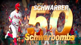 50 SCHWARBOMBS ALL 50 of Phillies Kyle Schwarber s home runs so far this season
