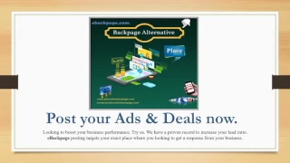Backpage Alternative
