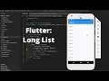 Flutter Long List ListView Tutorial