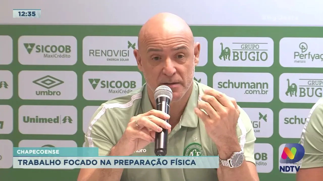 Chapecoense inicia trabalhos focada na preparação física dos jogadores