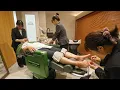 ASMR Japanese VIP Barbering Full Service Head-to-Toe Pampering by 4 Professionals