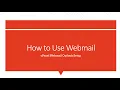 How to use Webmail Roundcube How to Change Password in Webmail Outlook Setup with Webmail