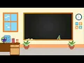 Download Lagu Background Animasi Bergerak Ruang Kelas untuk Video Pembelajaran | free download