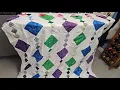 The Gemstone Quilt pt 2 - adapted Chandelier Quilt