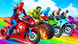 الرجل العنكبوت انقاذ باتمان Spider-Man Rescue batman vs iron man vs venom funny Game GTA 5 superhero