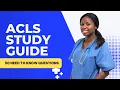 ACLS Precourse Self Assessment Answers - Practice Exam Study Guide 50 Need to Know Questions