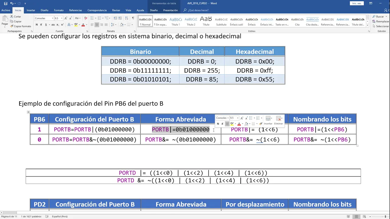 Tutorial 3: Programación de GPIO del ATMEGA328p, desde ATMEL Studio, utilizando lenguaje C