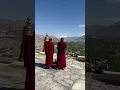 Download Lagu Monks Playing Tibetan Long Trumpets on Monastery Rooftop | Peaceful Buddhist Prayer Ritual 🎺🙏#leh