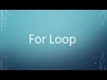 18 - For Loop in Python Arabic