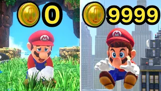 Every Coin Makes Mario Faster and Jump Higher in Super Mario Odyssey