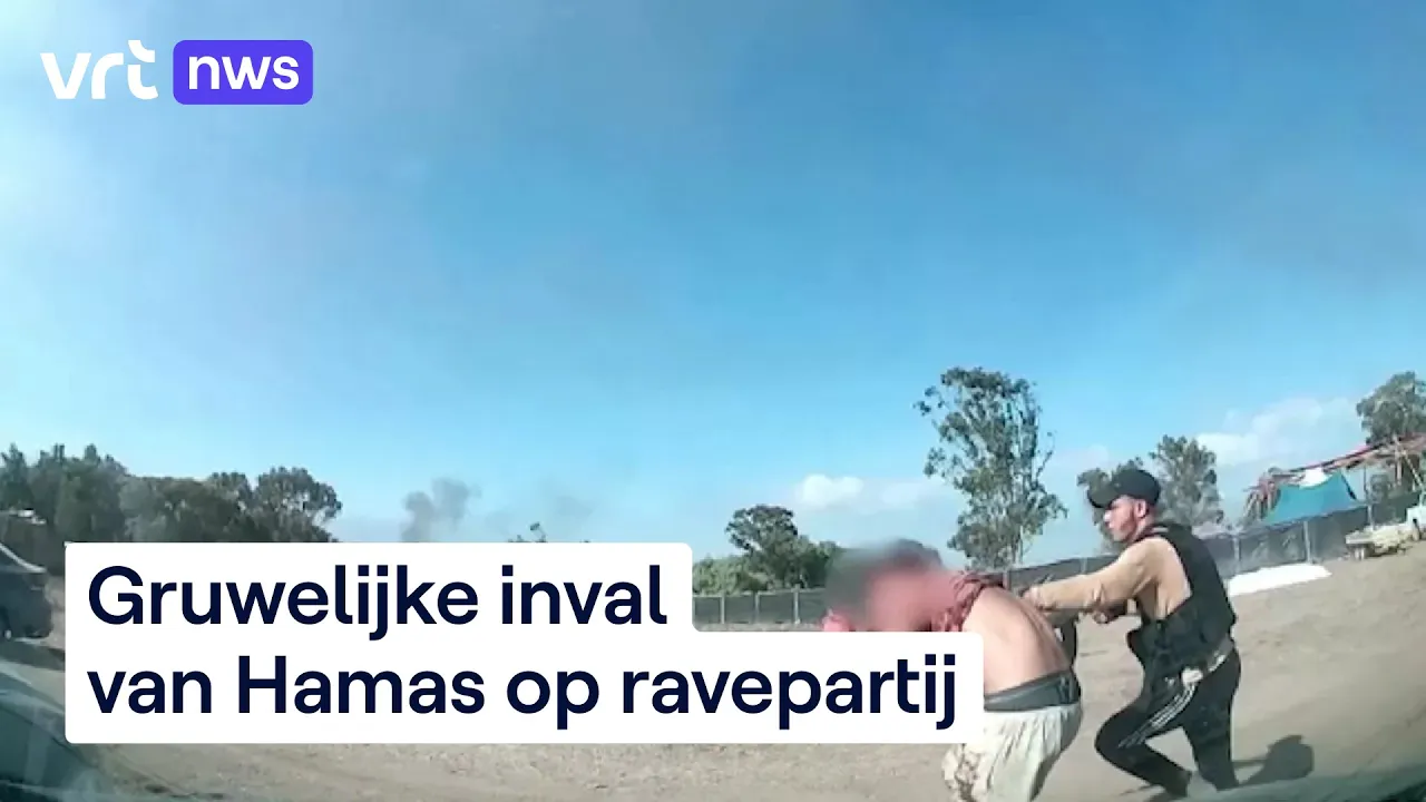 Dashcam filmt de gruwelijke inval van Hamas op ravepartij in Israël