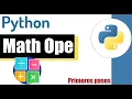 Operaciones matematicas de Suma Resta Division y Multiplicacion en Python 4