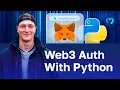 Web3 Authentication with Python Moralis