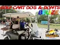 Golf Cart Do s and Don ts on Ambergris Caye Belize - Paradise Guy
