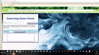JavaScript guessing game code