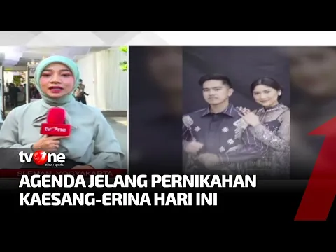 Sejumlah Agenda Jelang Pernikahan Kaesang-Erina Hari Ini