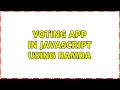 Voting app in JavaScript using Ramda