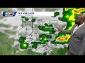 Chance for rain storms lingers into weekend as heat soars