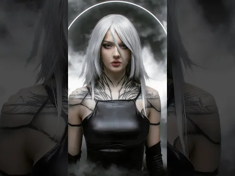 They Called Her a Ghost Until She Looked Back #DarkTechno #IndustrialBass #CyberpunkMusic