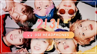 Download [8D HQ] BTS - 2! 3! (Hoping For More Good Days) [ USE HEADPHONES ] 🎧 MP3