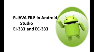 R java in mobile application development EI-333 EC-333 InnovateiTzoneofficial