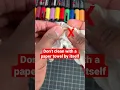 Never Clean Posca Pens This Way