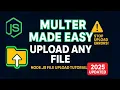 Node js Multer Tutorial Upload Single Multiple Files Easily