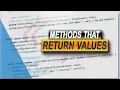Java Tutorial 18 - Methods that Return Values in Java