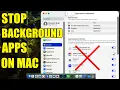 How to Stop Apps Running in the Background on Mac Boost Speed Battery