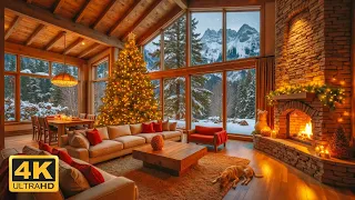 Warm Christmas Fireplace 2026 Relaxing Piano Christmas Music Cozy Crackling Fireplace For Study 