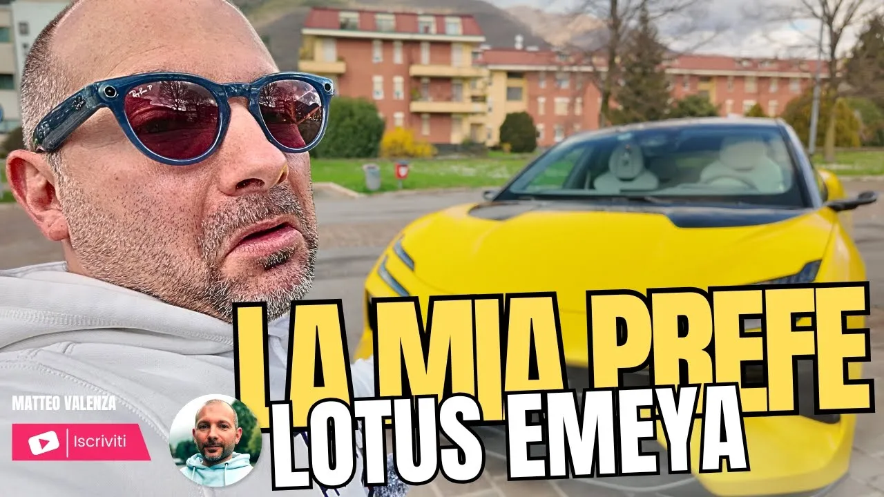 La mia auto elettrica Preferita è la super berlina LOTUS EMEYA?