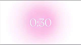 Magical Relaxing Light Pink Aura 30 Second Timer