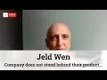 Jeld Wen by Home Depot Reviews - Warranty is a joke Pissed Consumer Interview