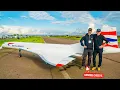 Download Lagu WORLDS LARGEST RC MODEL!! 149KG 10METERS CONCORDE WITH 4x JET TURBINES!