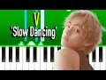Download Lagu V - Slow Dancing (Piano Tutorial)