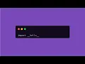 Python HELLO WORLD EASTER EGG