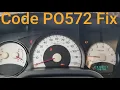 Dodge dakota brake light switch code po572 fix