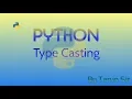 type casting in python