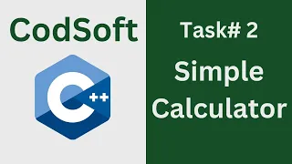 Task 2 - Simple Calculator CodSoft C internship Computing Devotion