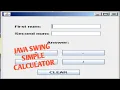How to create simple calculator in eclipse