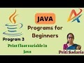 Java Programming Tutorial Printing Float Variables - Mastering the Basics