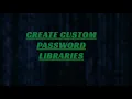 Create Custom Wordlist Libraries With Wordlister
